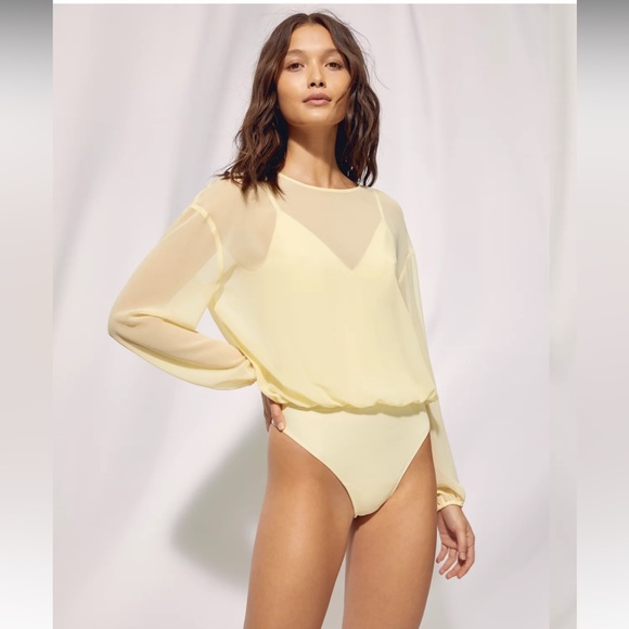 Aritzia Wilfred Talmont Bodysuit Blouse - Picture 2 of 2
